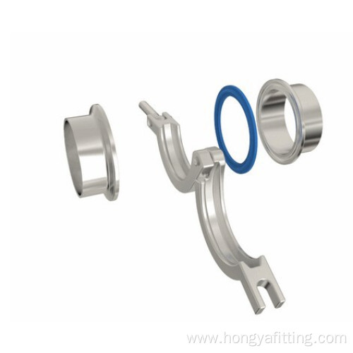 SS304 Sanitary Stainless Steel Welding Clamp Ferrule